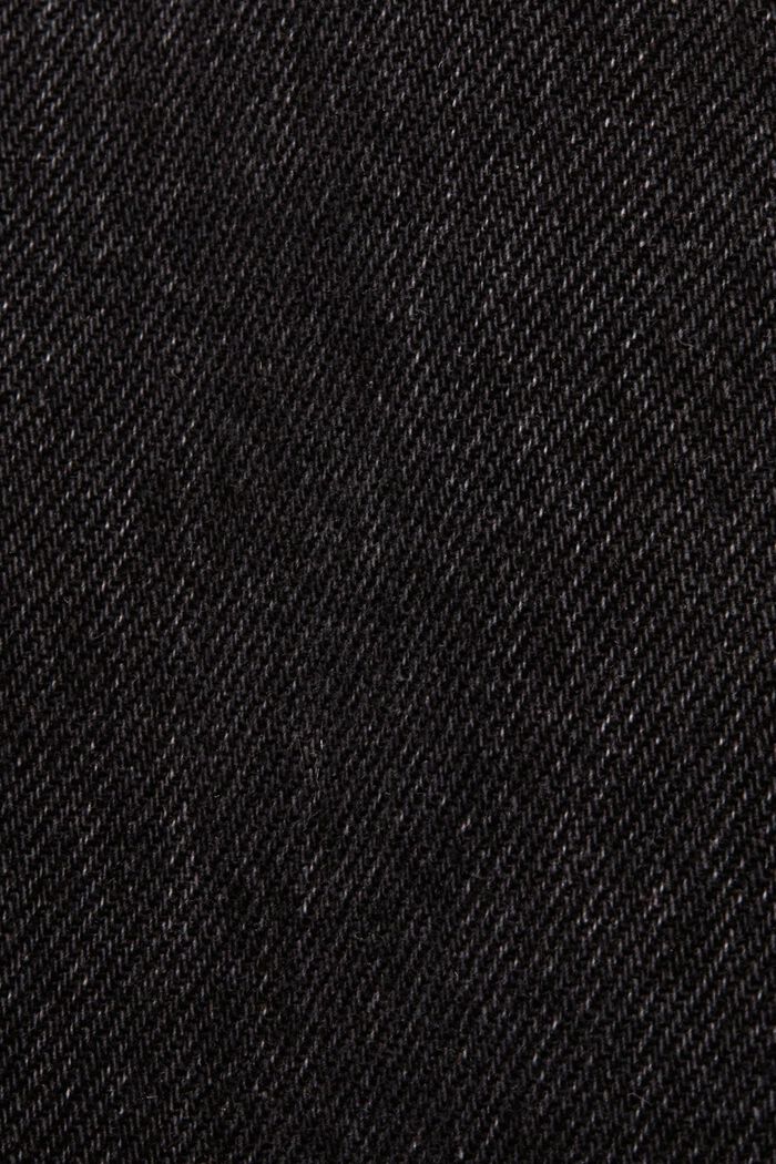 Spódnica midi z asymetrycznym pasem, BLACK MEDIUM WASHED, detail image number 6
