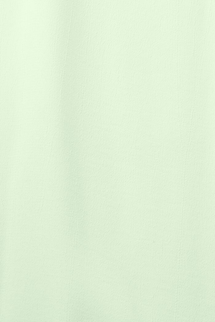 Bluzka z krepy z dekoltem z rozcięciem, CITRUS GREEN, detail image number 5