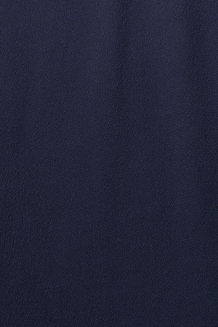 Bluzka basic z dekoltem w serek, NAVY, detail image number 4