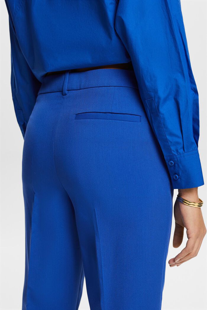Proste spodnie z niskim stanem, BRIGHT BLUE, detail image number 4