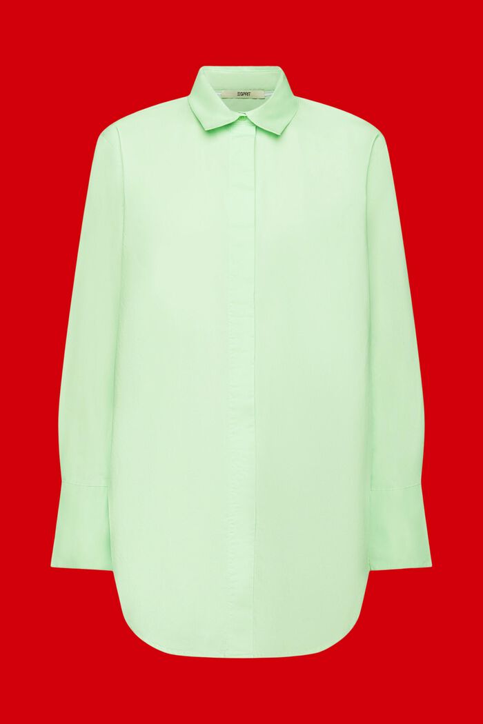 Bluzka koszulowa oversize, CITRUS GREEN, detail image number 6