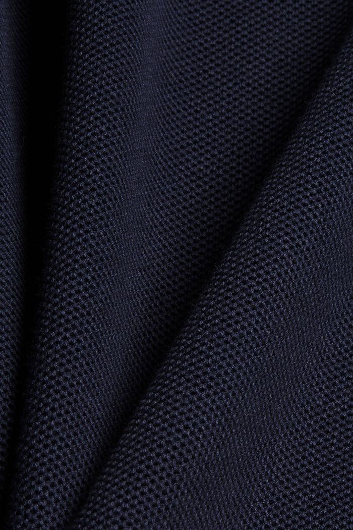 Sweter z fakturą, 100% bawełny ekologicznej, NAVY, detail image number 4