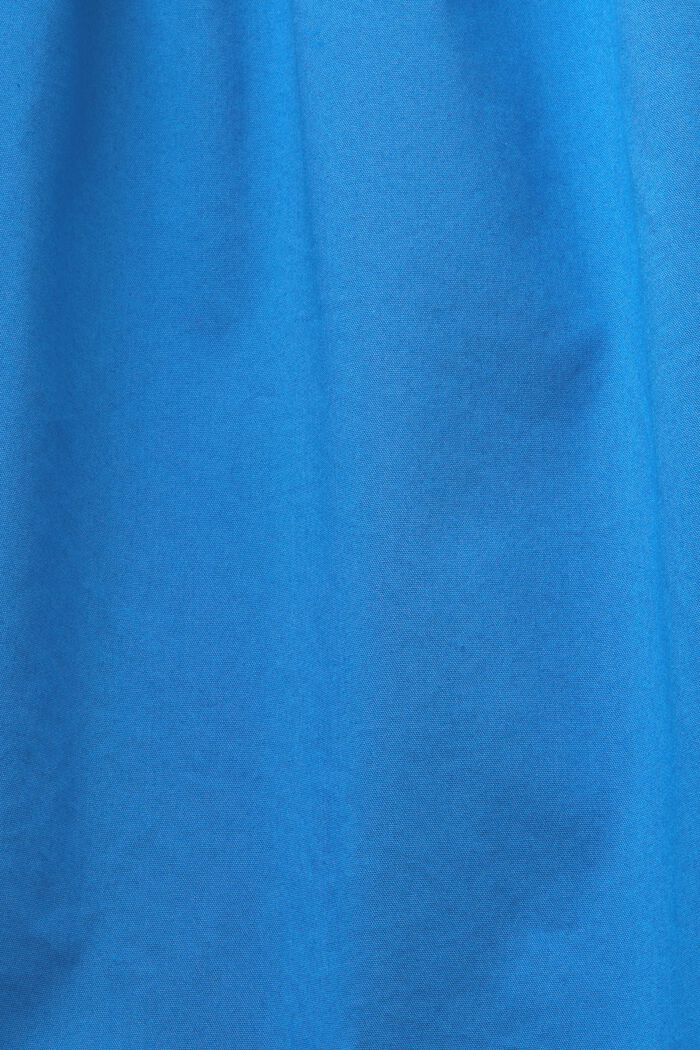 Popelinowa bluzka odsłaniająca ramiona, BRIGHT BLUE, detail image number 6