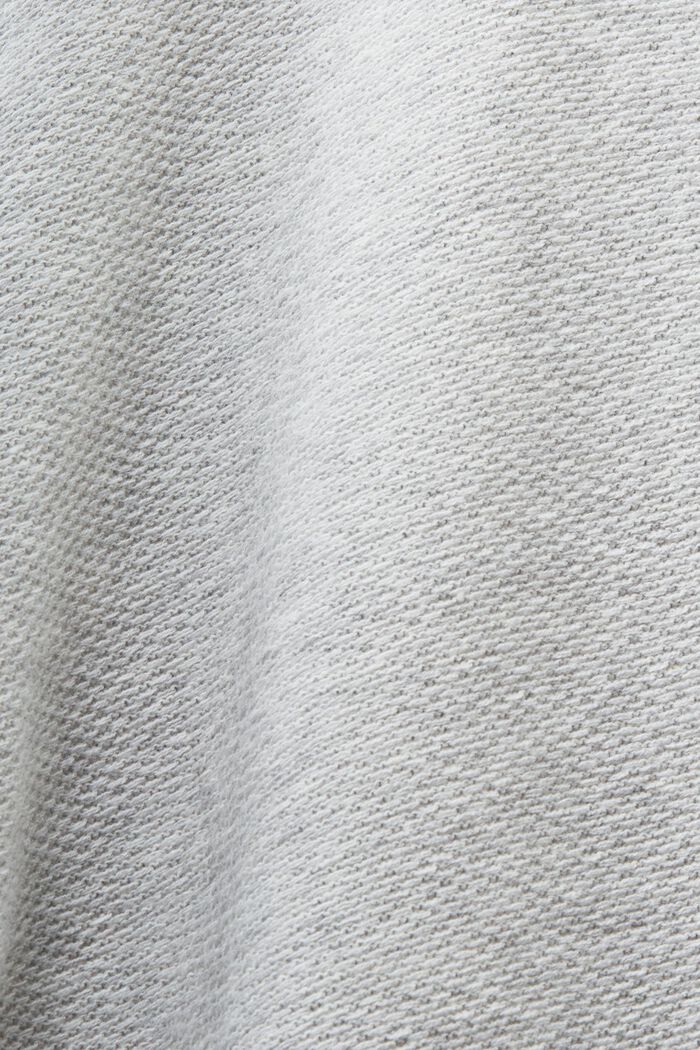 Sweter z krótkim rękawem i okrągłym dekoltem, LIGHT GREY, detail image number 4