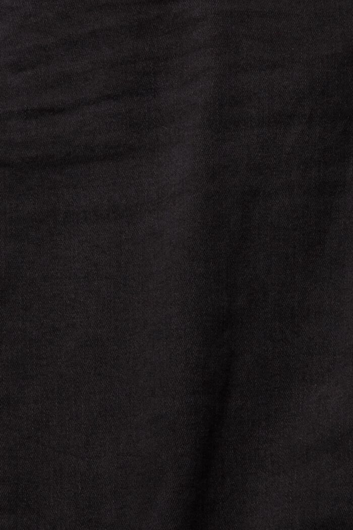 Elastyczne dżinsy slim fit, BLACK DARK WASHED, detail image number 6
