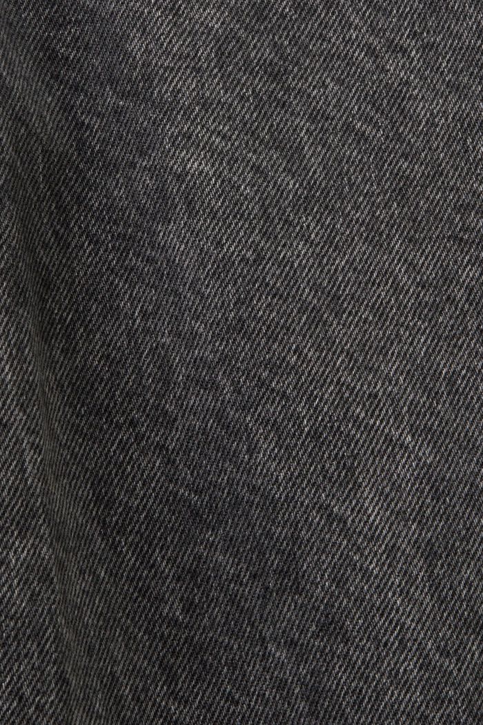 Dżinsy w stylu retro z wysokim stanem i szerokimi nogawkami, GREY DARK WASHED, detail image number 6