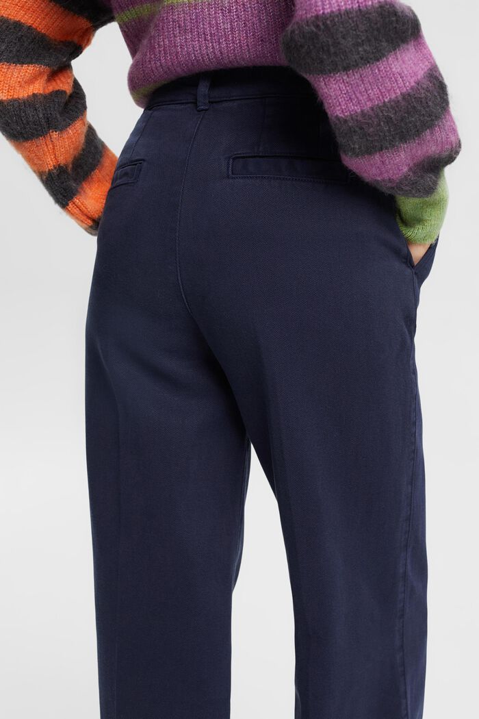 Spodnie z szerokimi nogawkami zawierające konopie, NAVY, detail image number 0