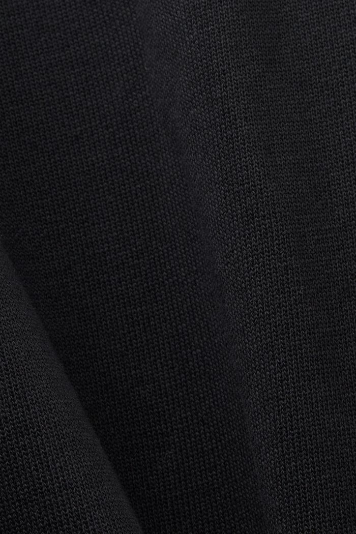 Bawełniane spodnie dresowe w paski, BLACK, detail image number 5