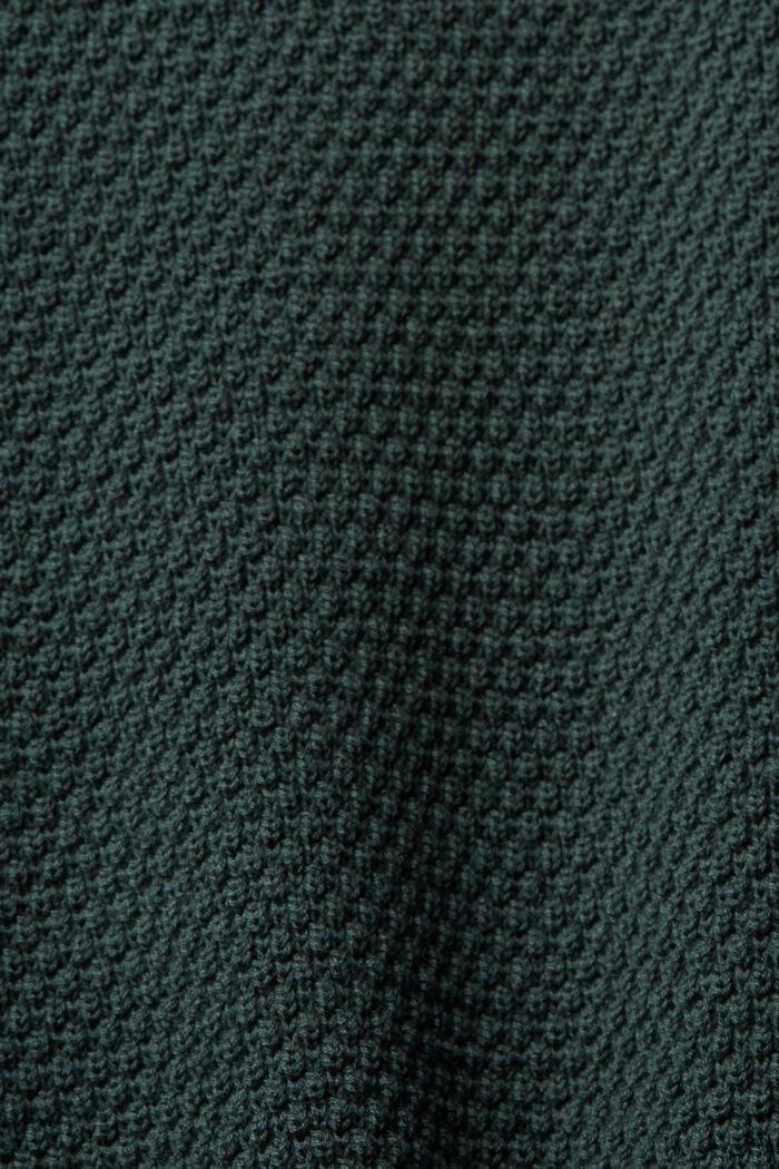 Bezrękawnik, mieszanka z bawełną, DARK TEAL GREEN, detail image number 1