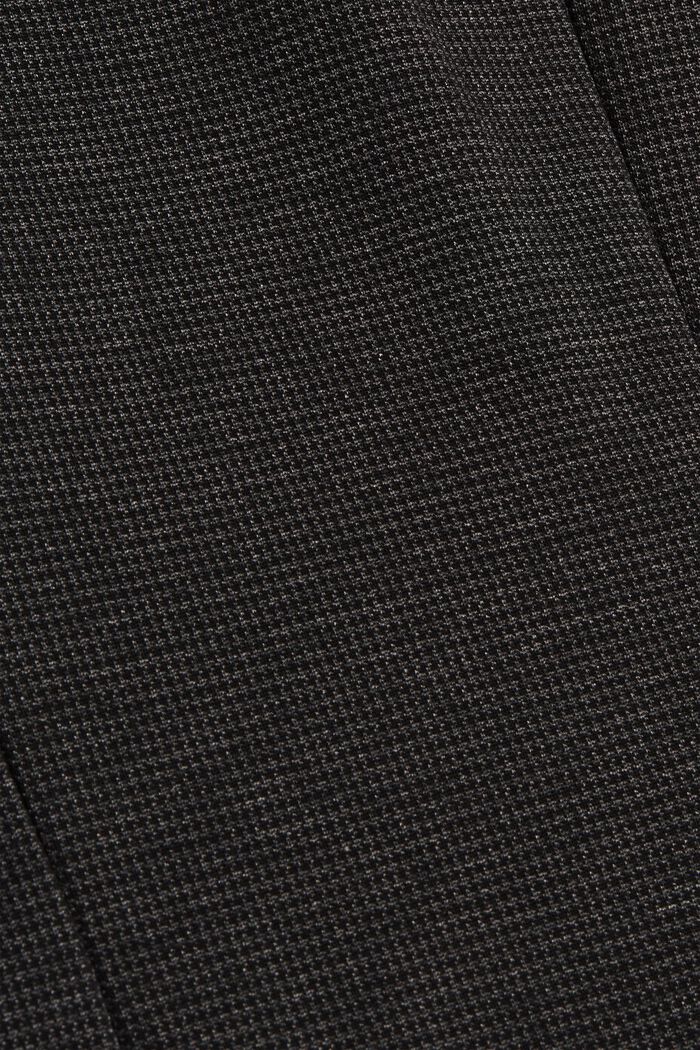 HOUNDSTOOTH Mix + Match Żakiet w dresowym stylu, DARK GREY, detail image number 4