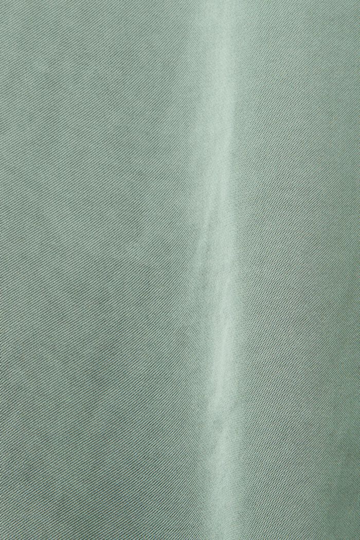Z recyklingu: satynowy top z mieszanki tkanin, PALE KHAKI, detail image number 6