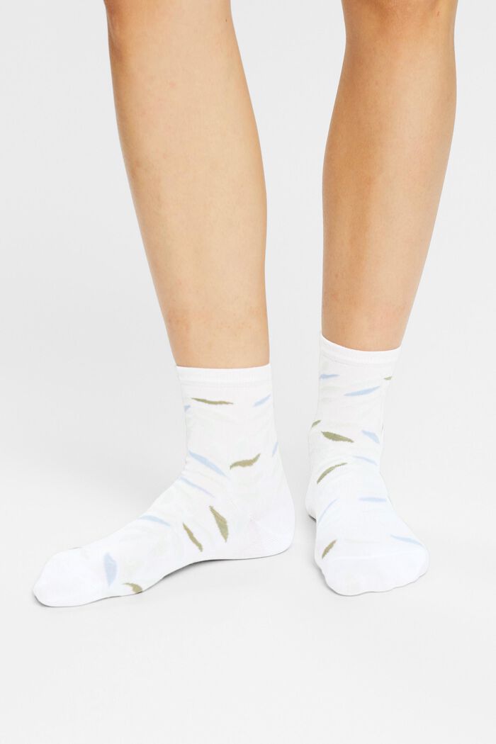 Socks, WHITE/MINT, detail image number 2