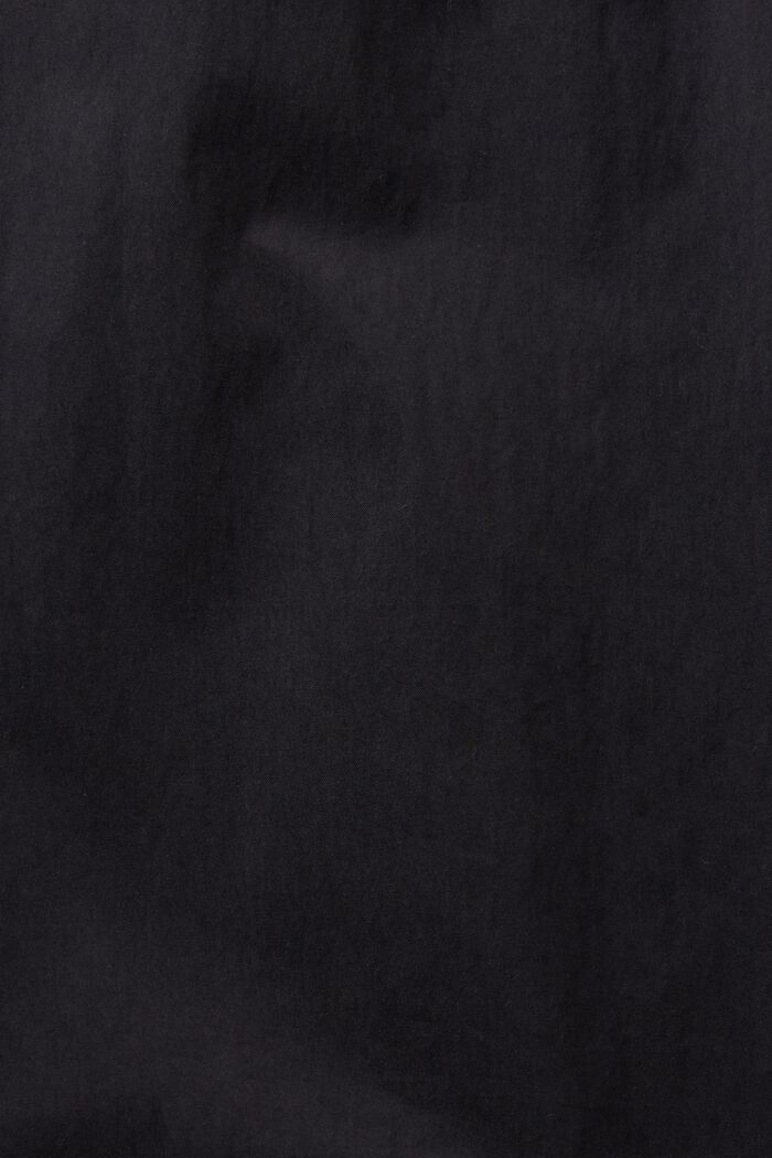 Cienkie szorty z efektem sprania, BLACK, detail image number 5