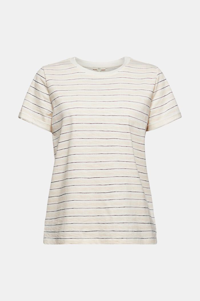 T-shirt z nadrukiem w 100% z bawełny organicznej, OFF WHITE, detail image number 7