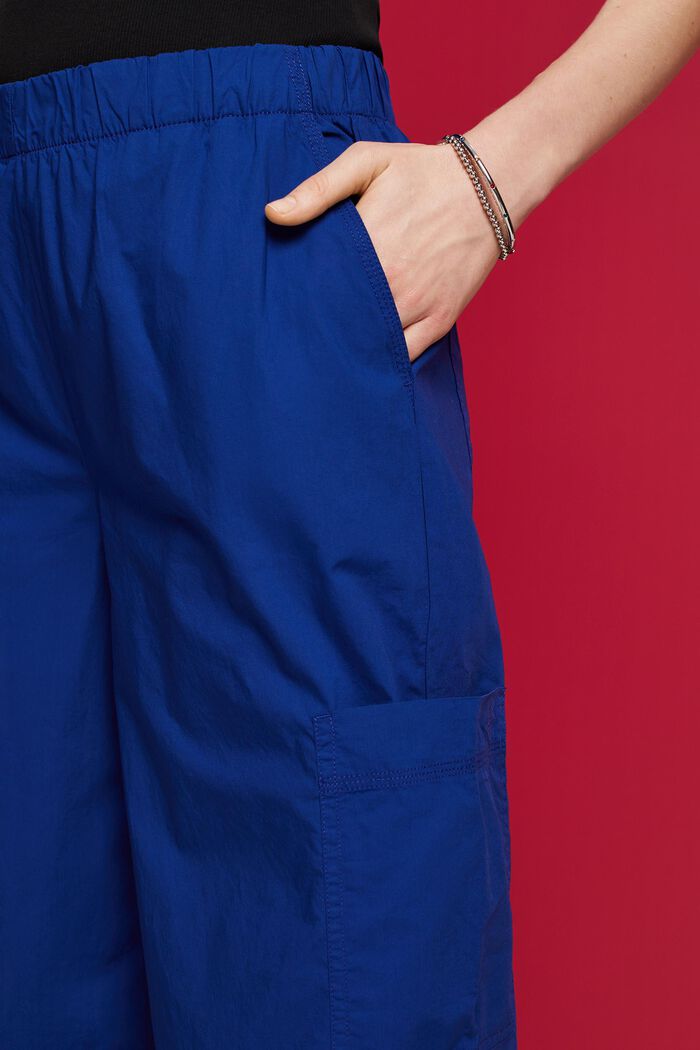 Spodnie bojówki na gumce, 100% bawełny, INK, detail image number 2