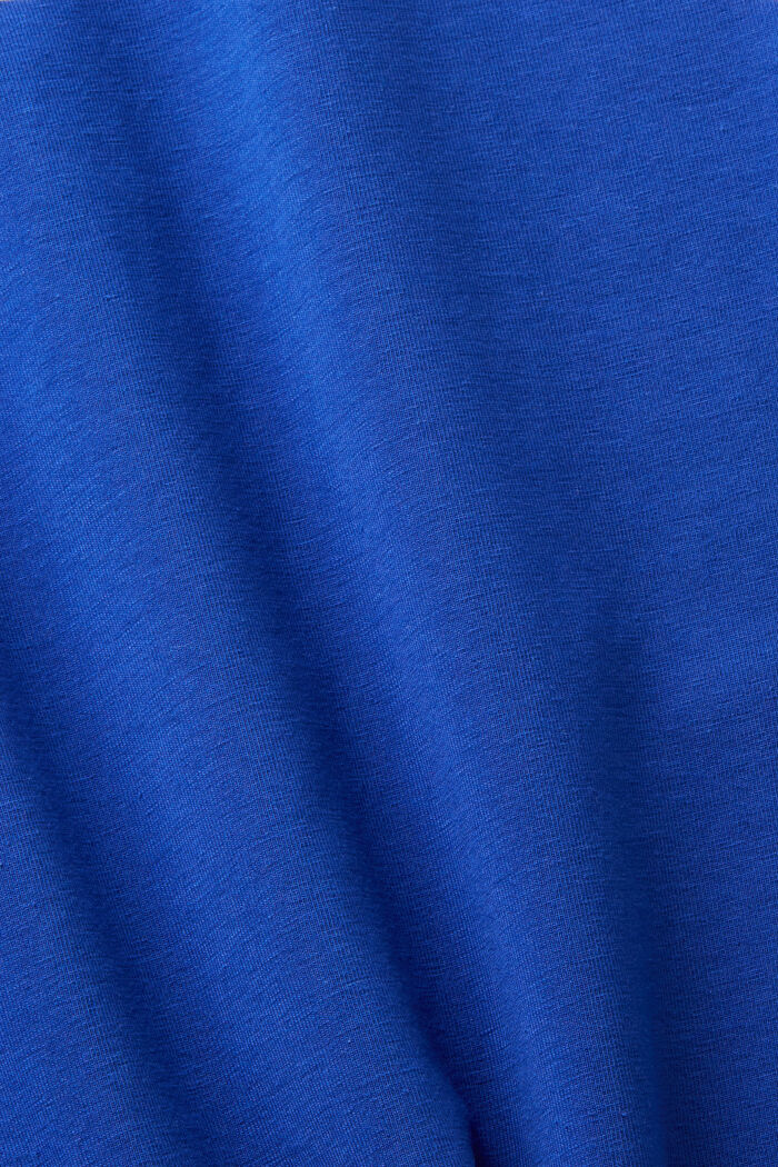 Sportowa koszulka z bawełny, BRIGHT BLUE, detail image number 6