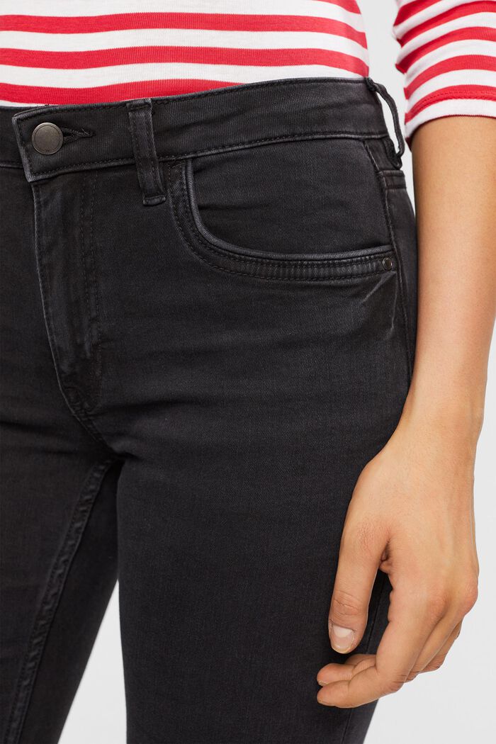 Elastyczne dżinsy slim fit, BLACK DARK WASHED, detail image number 2
