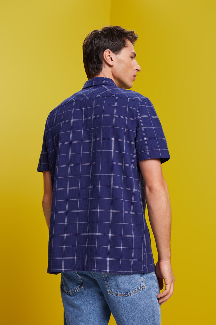 Koszula z krótkim rękawem ze 100% bawełny, DARK BLUE, detail image number 3