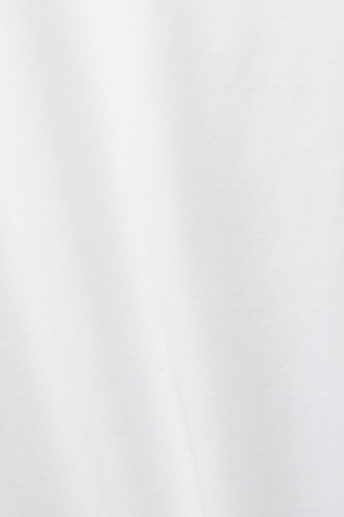 Koszulka z zaokrąglonym dekoltem, WHITE, detail image number 5