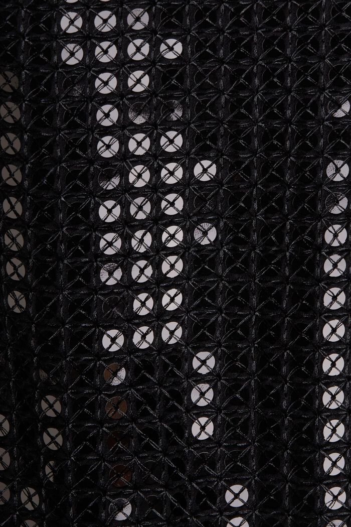 Cekinowa sukienka mini, BLACK, detail image number 5