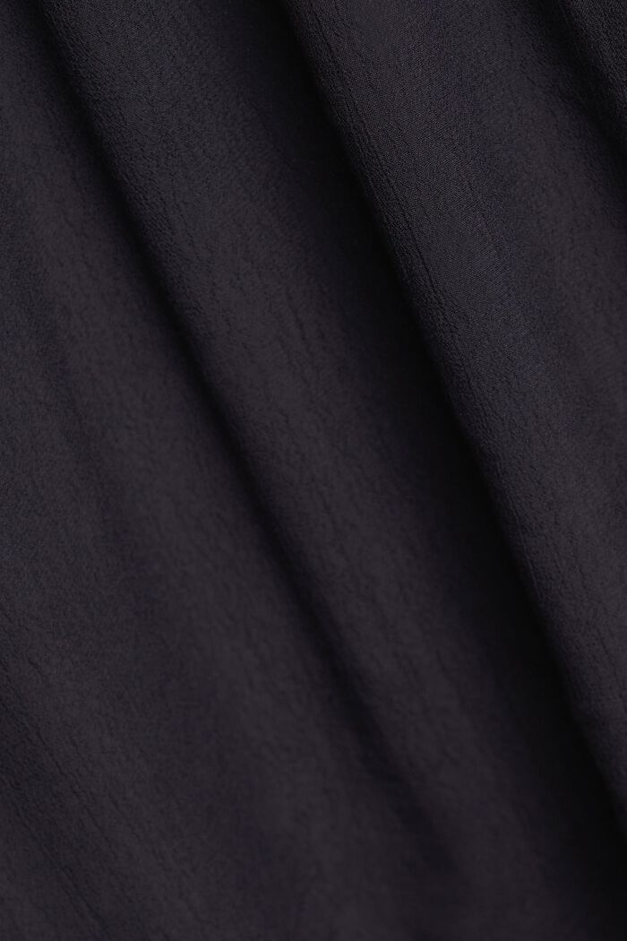 Bluzka z koronkowym detalem, BLACK, detail image number 4