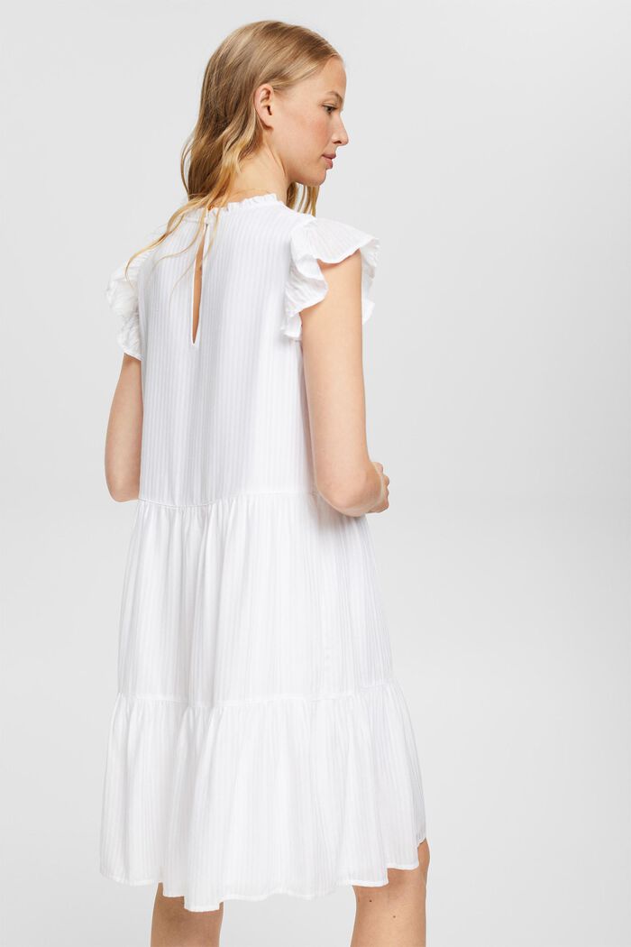 Sukienka w delikatne paski, WHITE, detail image number 2