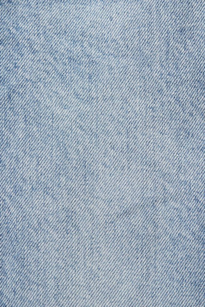 Dżinsy slim fit w stylu retro z wysokim stanem, BLUE BLEACHED, detail image number 6