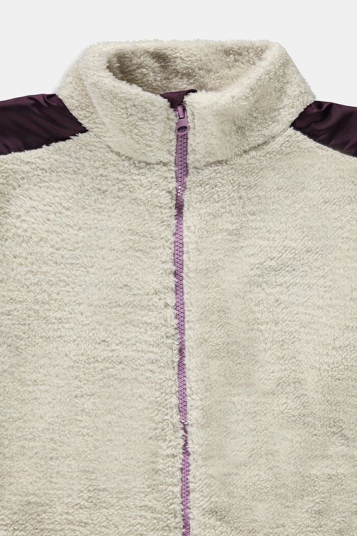 Puszysty płaszcz z polaru, DUSTY NUDE, detail image number 2