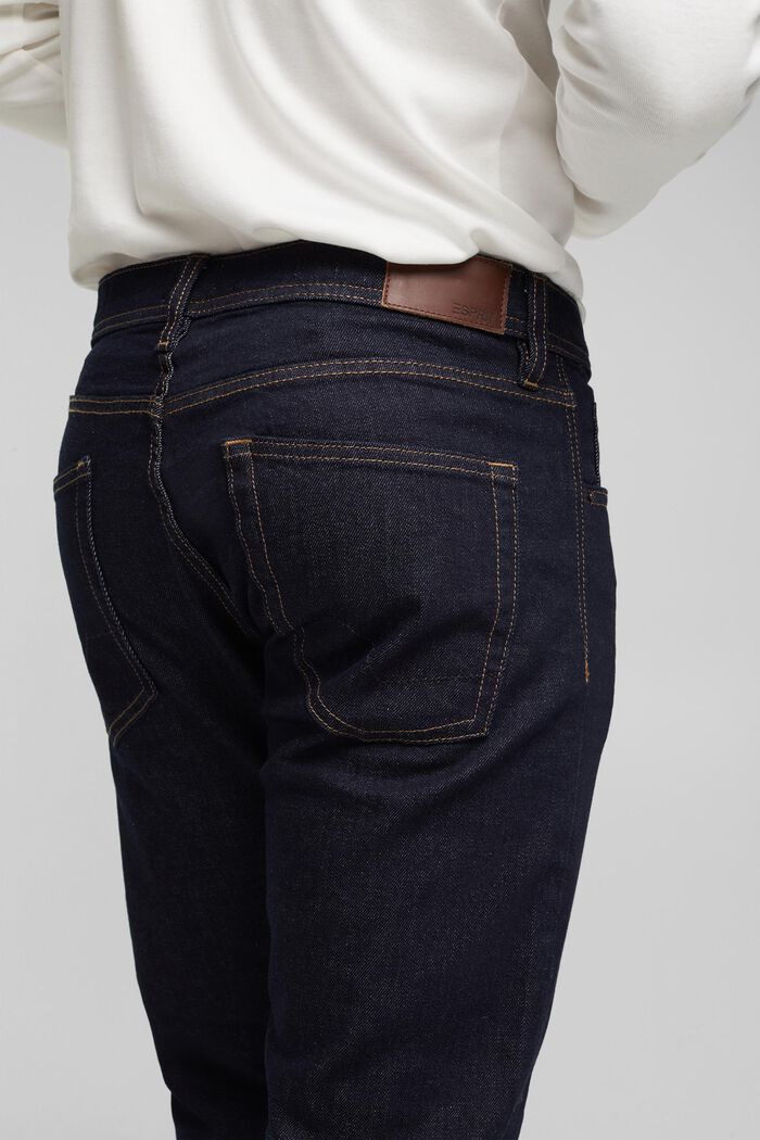 Elastyczne dżinsy z bawełną organiczną, BLUE RINSE, detail image number 5