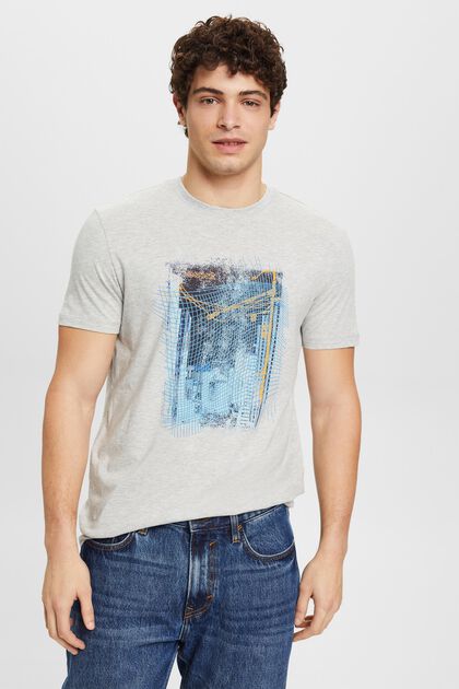 T-shirt ze zrównoważonej bawełny z nadrukiem
