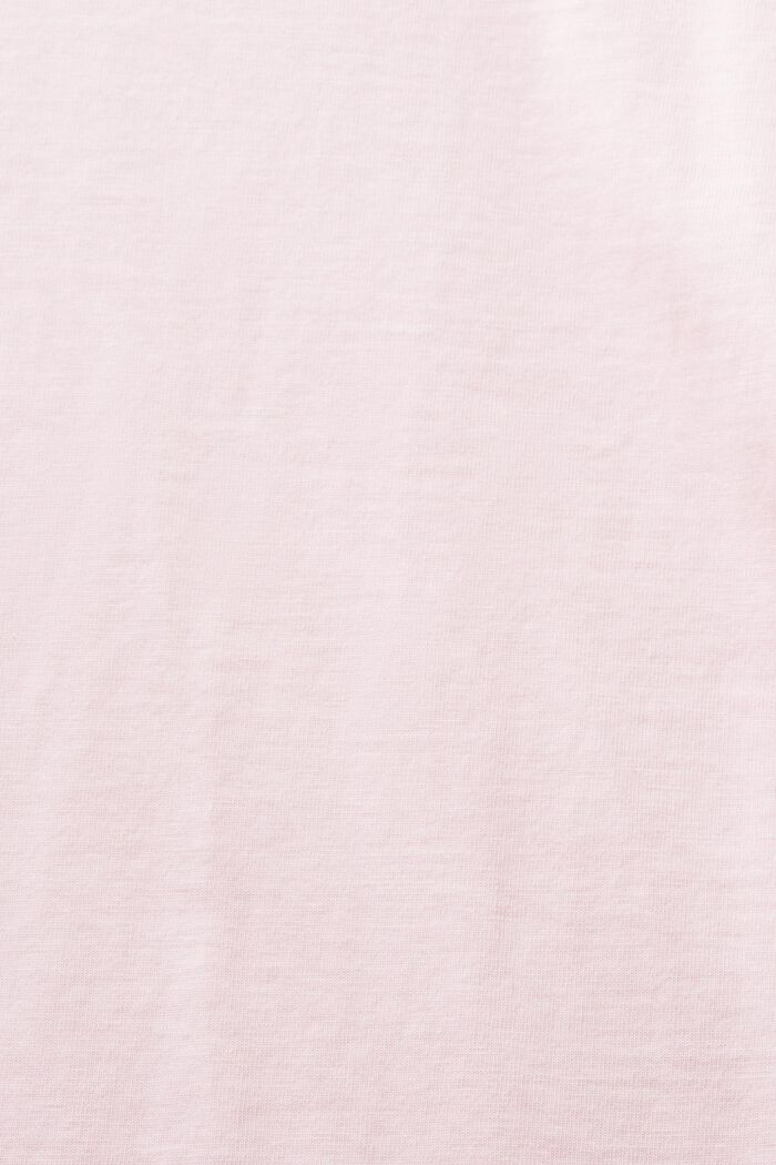 Dżersejowy T-shirt z bawełny organicznej, PASTEL PINK, detail image number 5