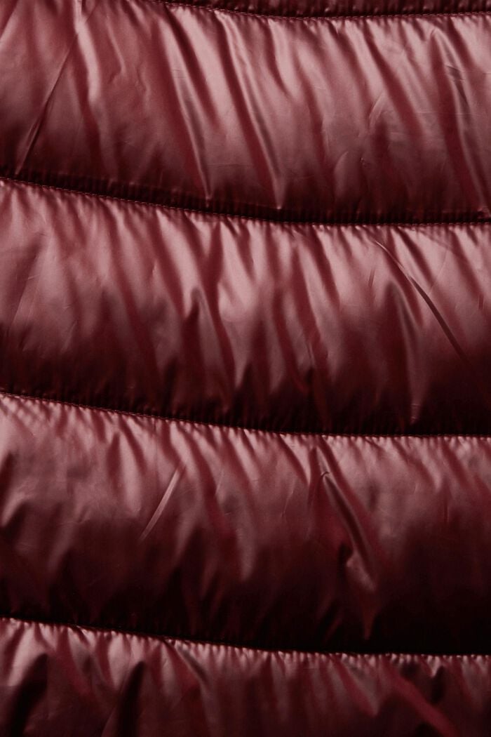 Pikowany płaszcz, BORDEAUX RED, detail image number 4