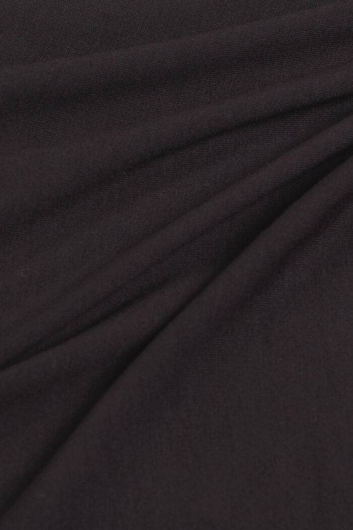 Koszula nocna koronką, LENZING™ ECOVERO™, BLACK, detail image number 4