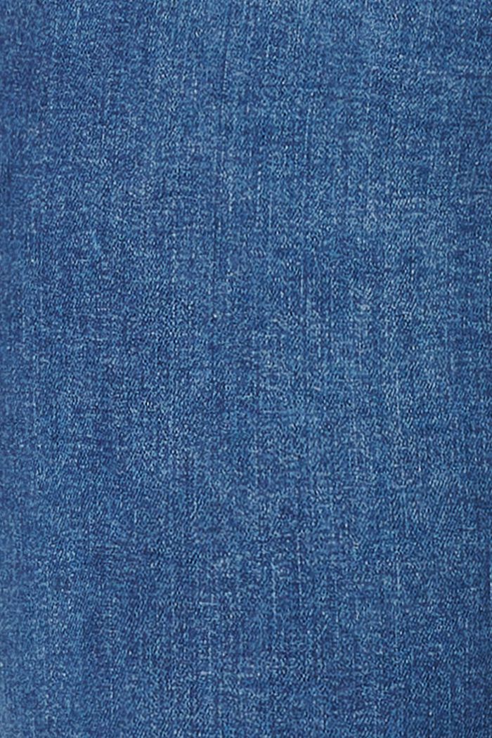 Jegginsy z panelem pod brzuchem, bawełna organiczna, BLUE MEDIUM WASHED, detail image number 3