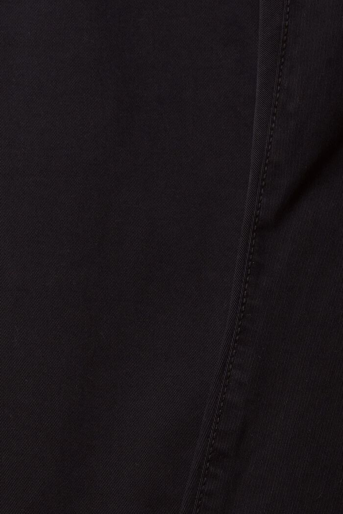 Spodnie slim fit, bawełna organiczna, BLACK, detail image number 1
