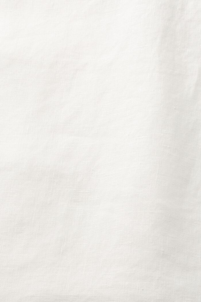 Lniana bluzka, OFF WHITE, detail image number 5