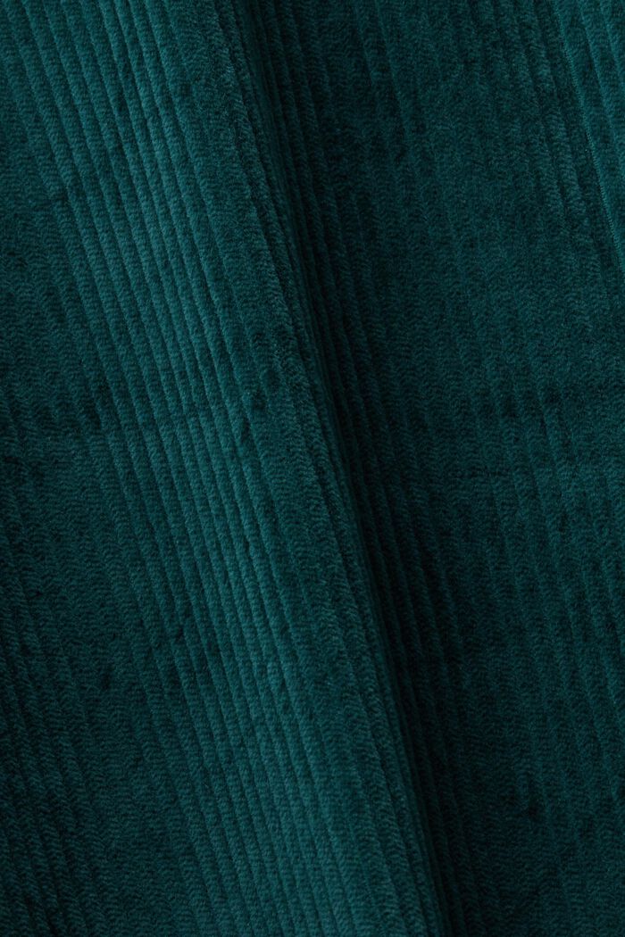 Oversizowy sztruksowy żakiet, EMERALD GREEN, detail image number 5