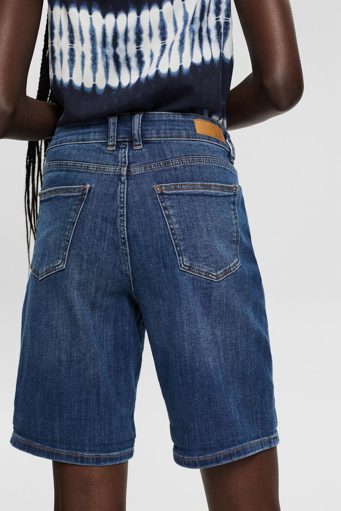 Dżinsowe szorty ze streczem, BLUE MEDIUM WASHED, detail image number 2