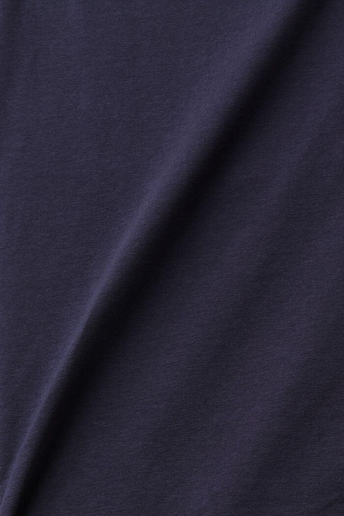 Top na ramiączkach z bawełny organicznej, NAVY, detail image number 5