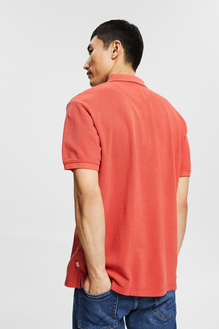 Koszulka polo, 100% bawełny organicznej, RED ORANGE, detail image number 3