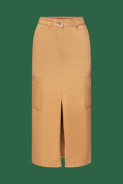 Spódnica midi w stylu bojówek