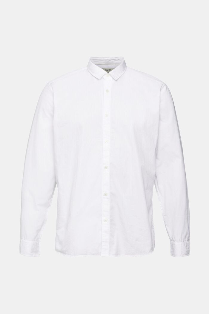 Koszula z ekologicznej bawełny, slim fit, WHITE, detail image number 2