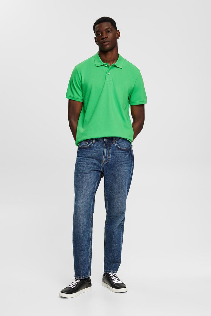 Koszulka polo, fason slim fit, GREEN, detail image number 4