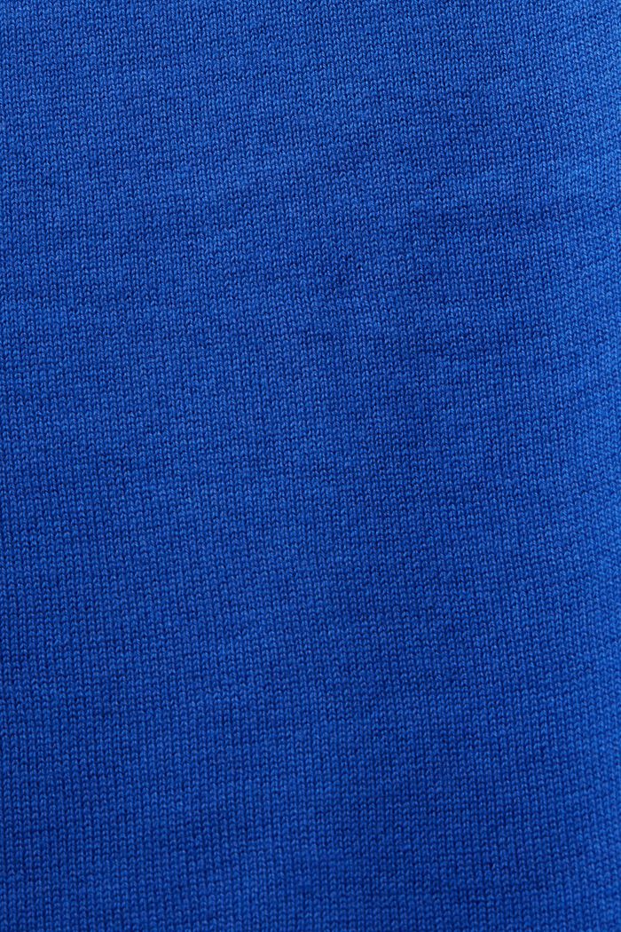 Sweter z łódkowym dekoltem, BRIGHT BLUE, detail image number 4