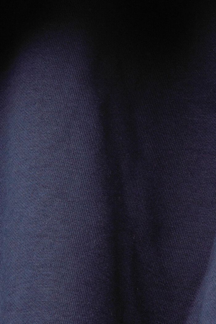 Bluza z kapturem z wyhaftowanym logo, NAVY, detail image number 4