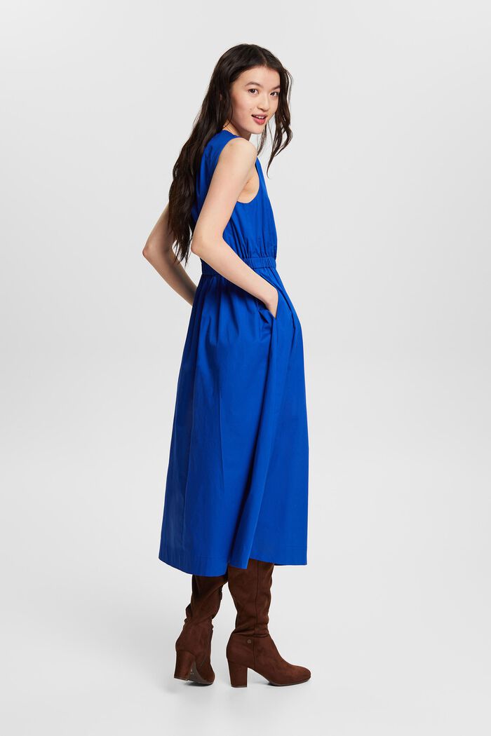 Sukienka midi bez rękawów, BRIGHT BLUE, detail image number 2