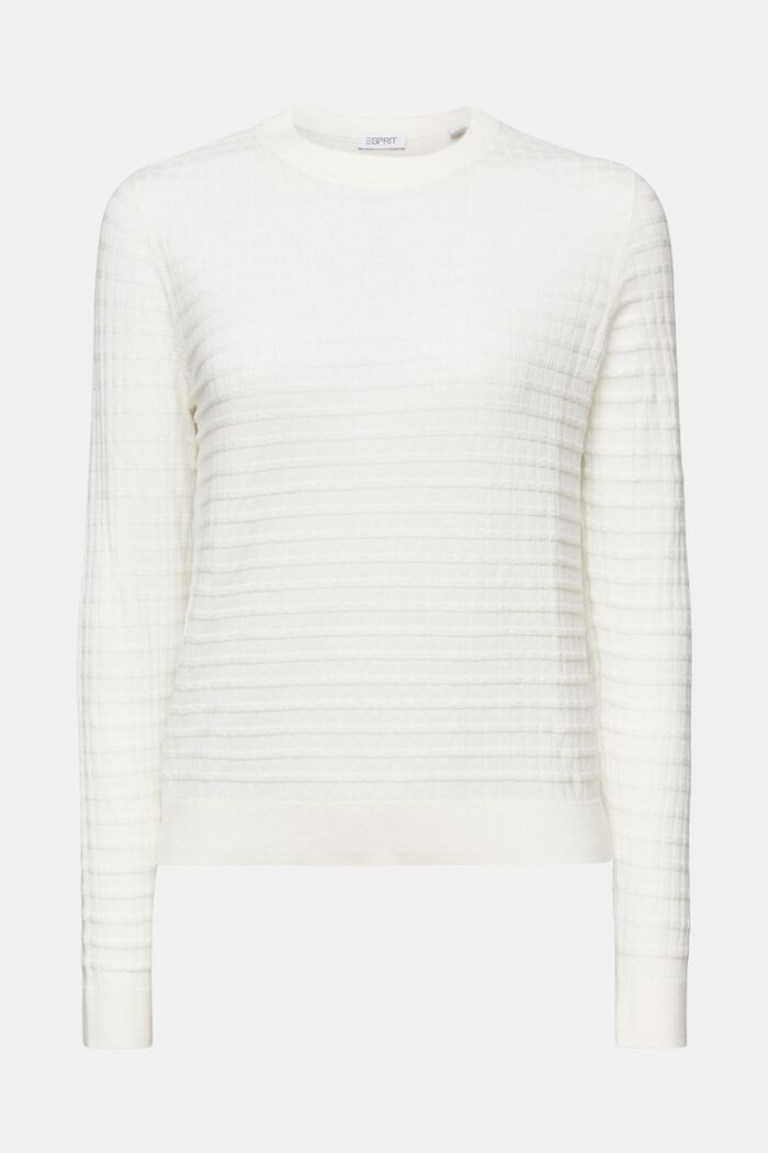 Sweter z fakturowanej dzianiny, ICE, detail image number 6