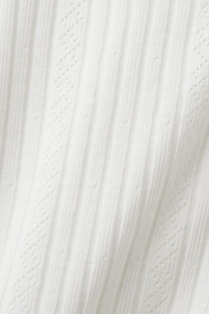 Koszula z mieszanki bawełnianej w prążek, OFF WHITE, detail image number 5