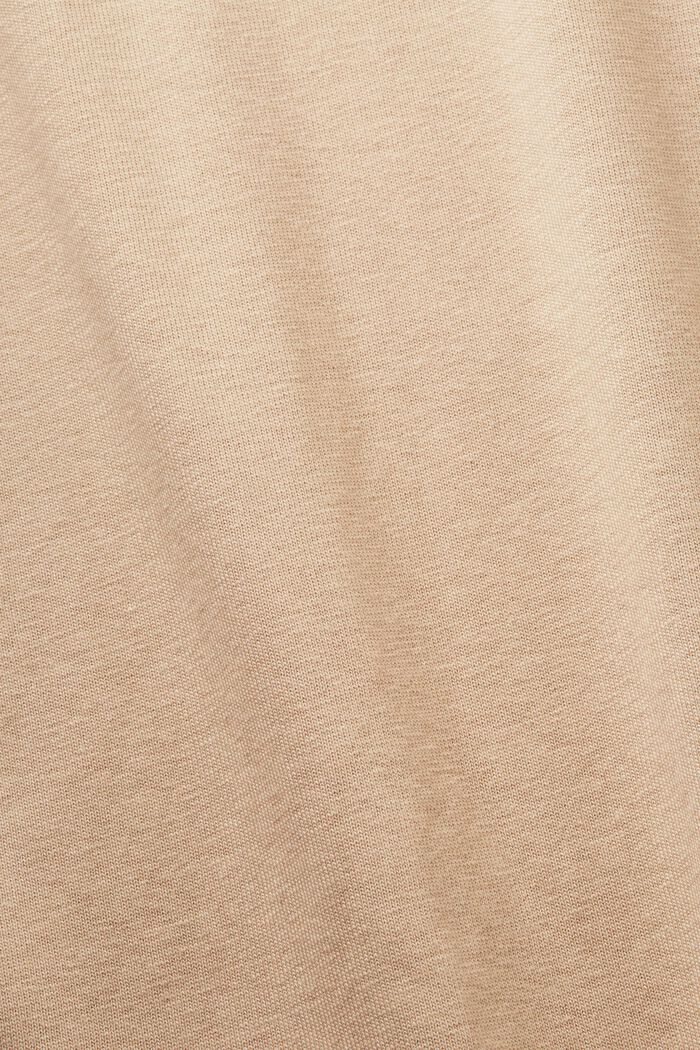 Dżersejowa koszulka polo, mieszanka bawełniana, SAND, detail image number 4