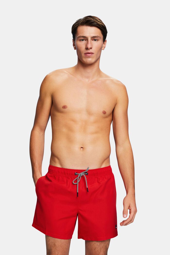 Spodnie plażowe z elastycznym pasem, ORANGE RED, detail image number 1